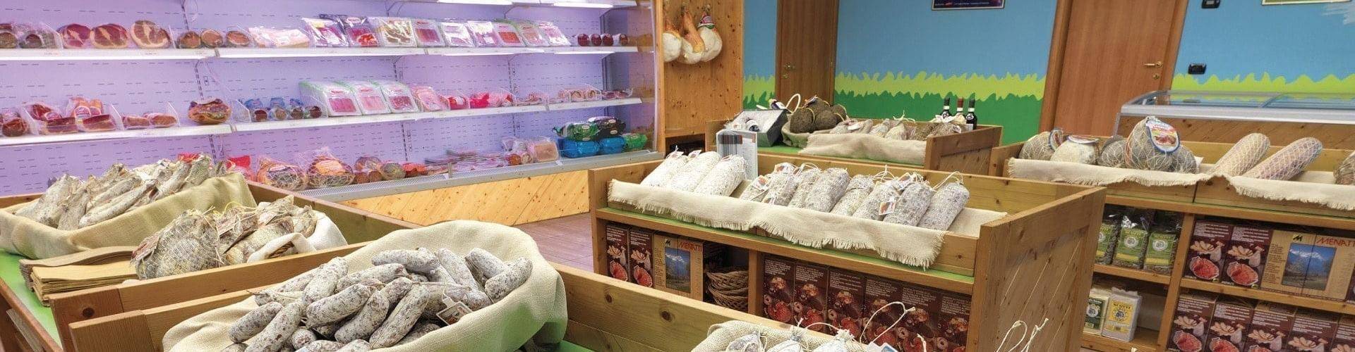 Spaccio di salumi a Piantedo in Valtellina