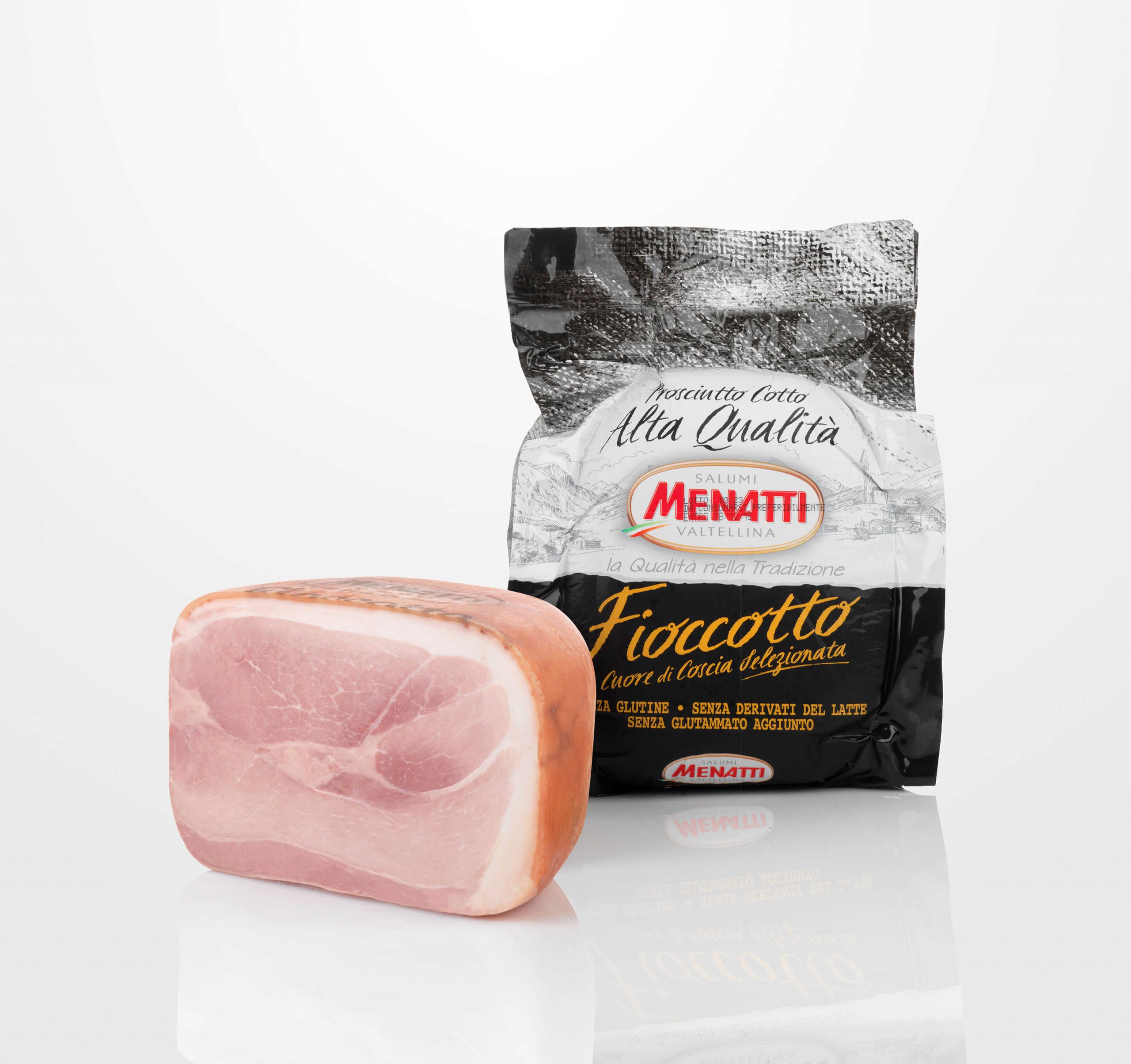 Prosciutto cotto Fioccotto Alta Qualità Menatti