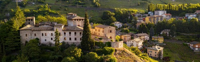 Sopra Sondrio verso la Valmalenco per una bella camminata in compagnia di tutta la famiglia