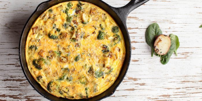 Frittata con Pancetta Menatti e porri: ricetta