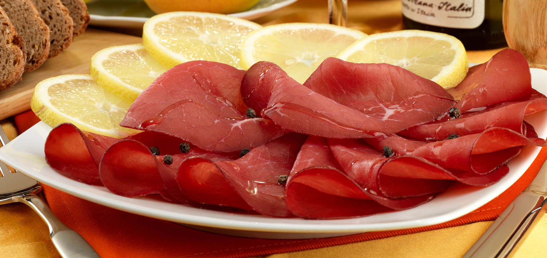 Bresaola IGP Menatti di alta qualità