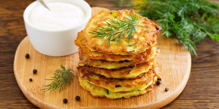 Pancake di zucchine con Salame Milano: ricetta