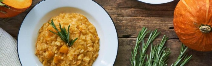 Risotto alla zucca con Speck Menatti