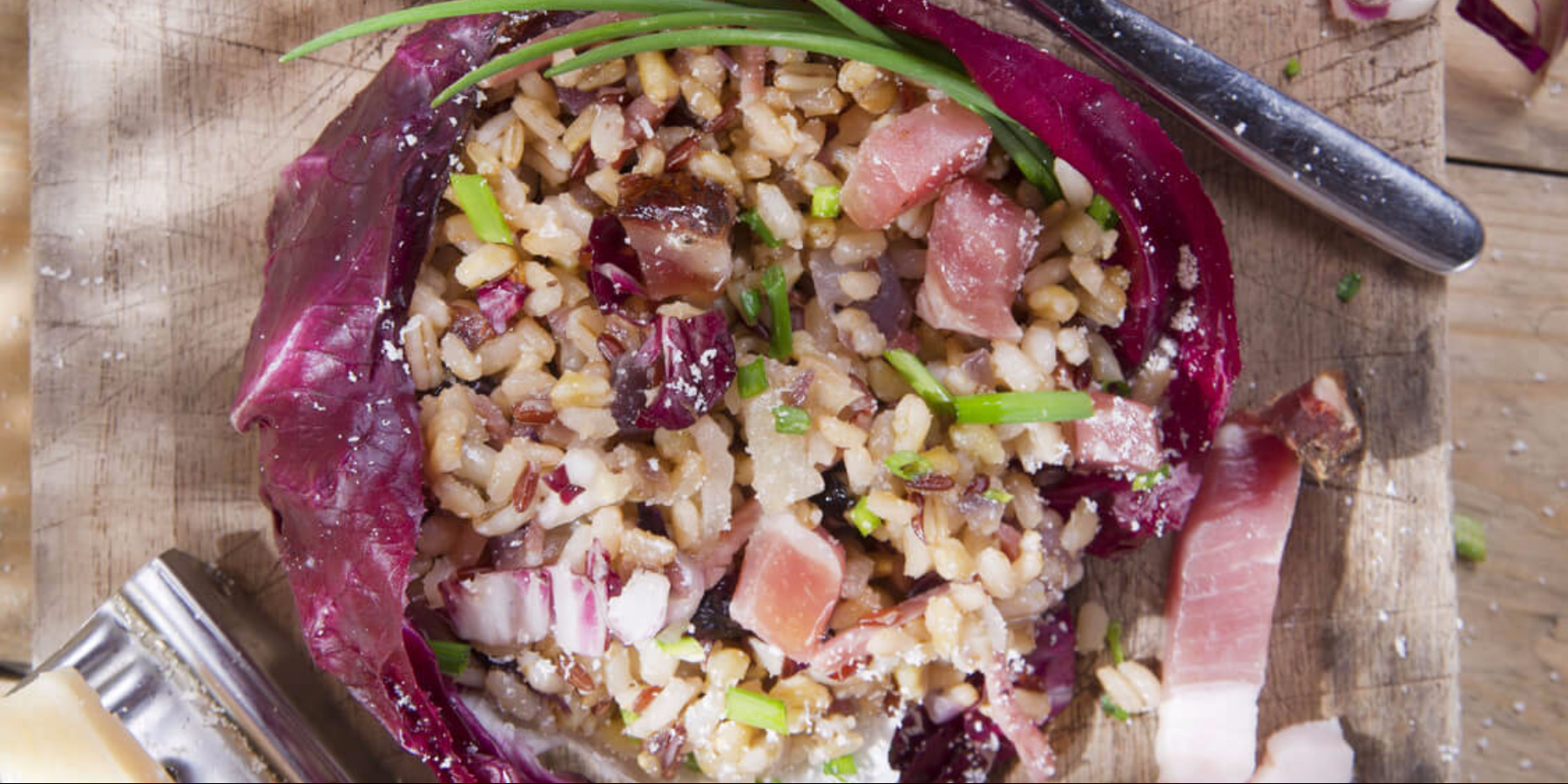 Risotto allo Speck Menatti e radicchio: ricetta veloce