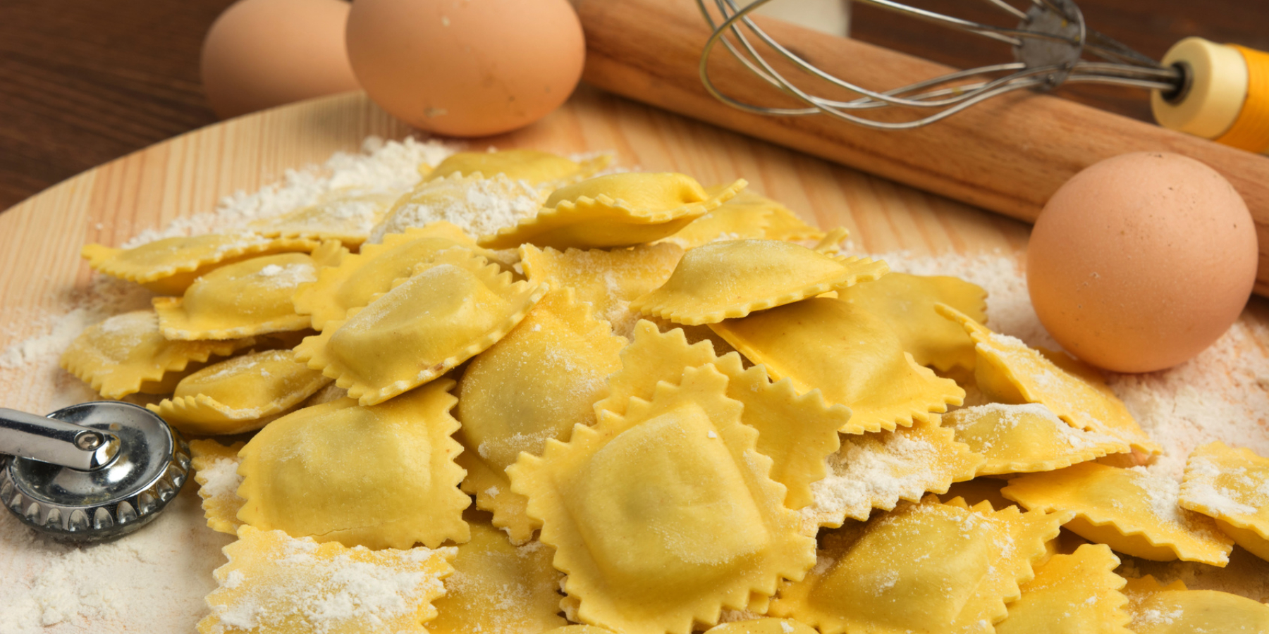 Tortelli di patate viola e Mortadella Dolce Valle