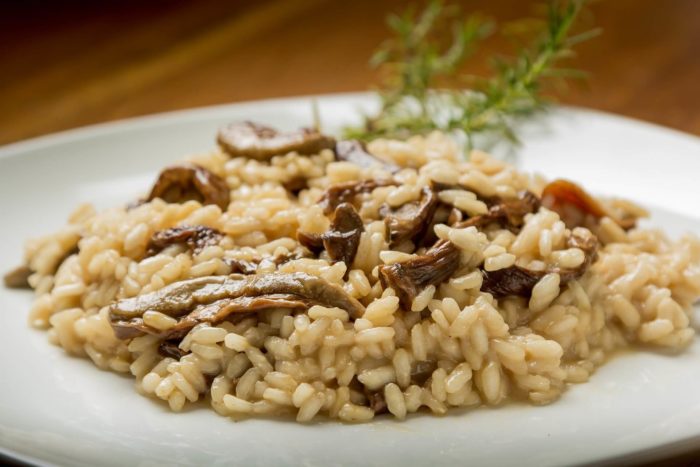 Ricetta del risotto ai funghi porcini con la mortadella Menatti