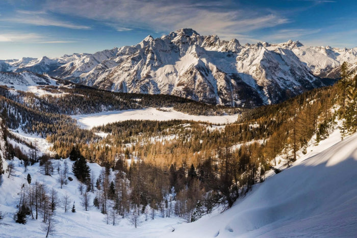 Valmalenco con le ciaspole: monte Disgrazia dal rifugio Tartaglione