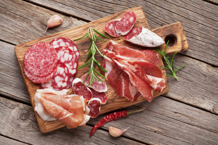 quantità di salumi da mangiare a settimana