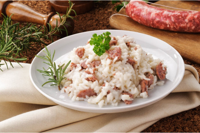 ricetta risotto con la salsiccia piccante calabrese