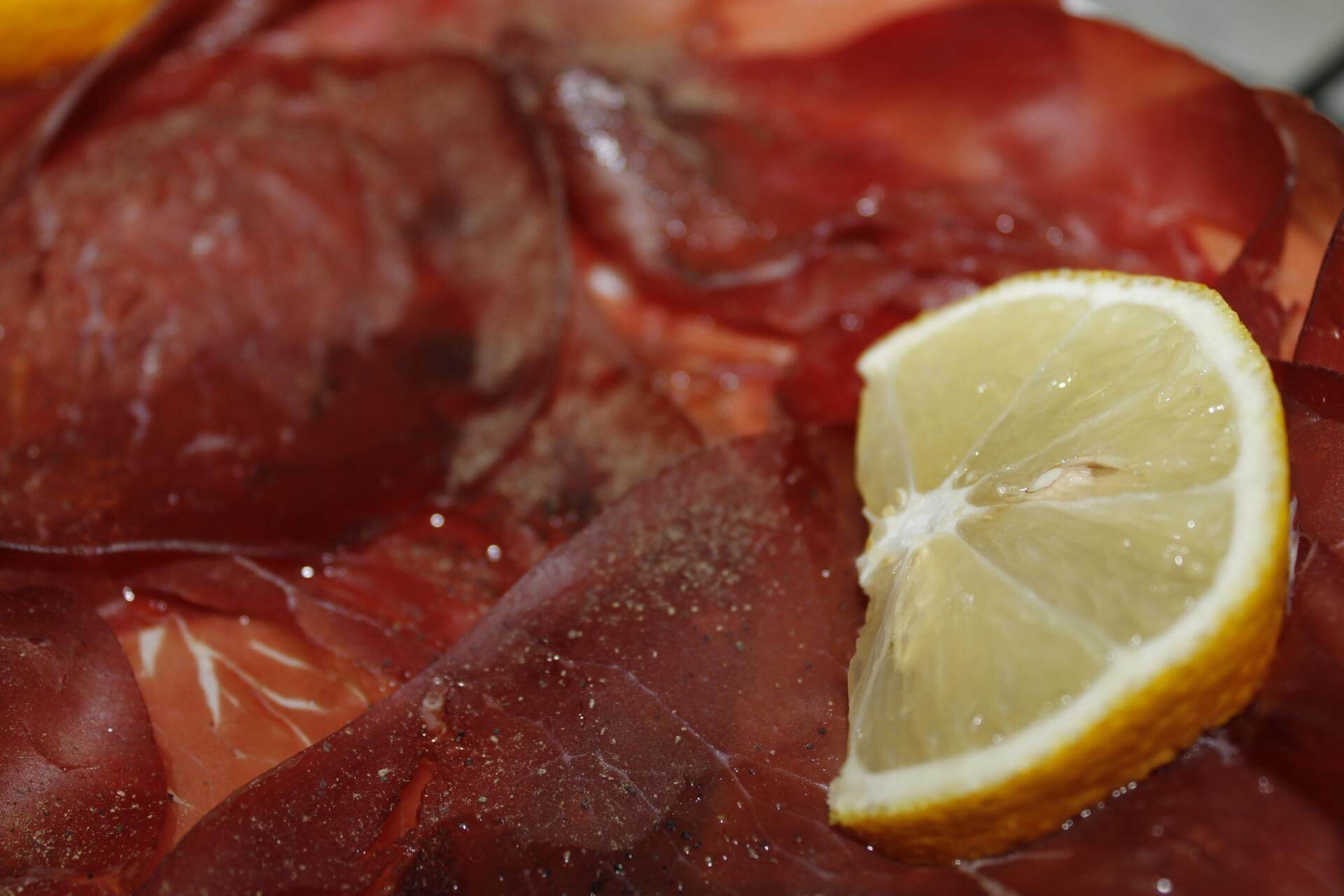 bresaola e limone