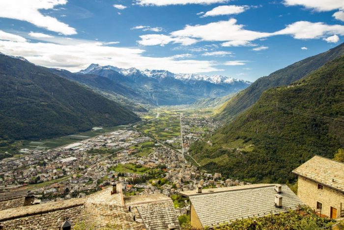 escursione sopra Tirano a Roncaiola, in Valtellina