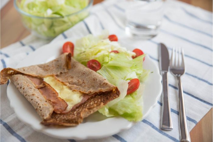 ricetta galettes francesi con grano saraceno e Coppa Menatti