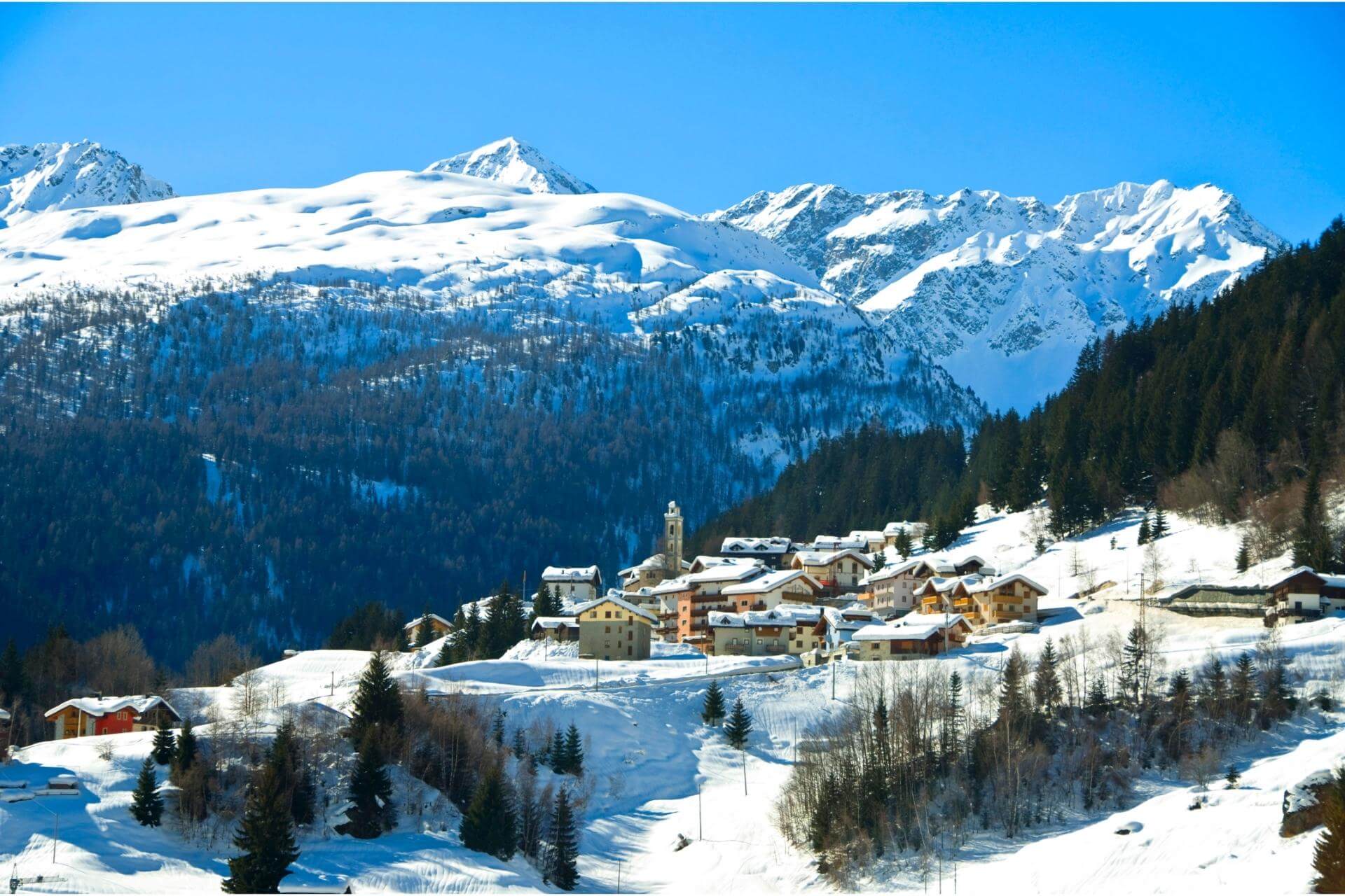 ciaspolata in Valdidentro in Alta Valtellina