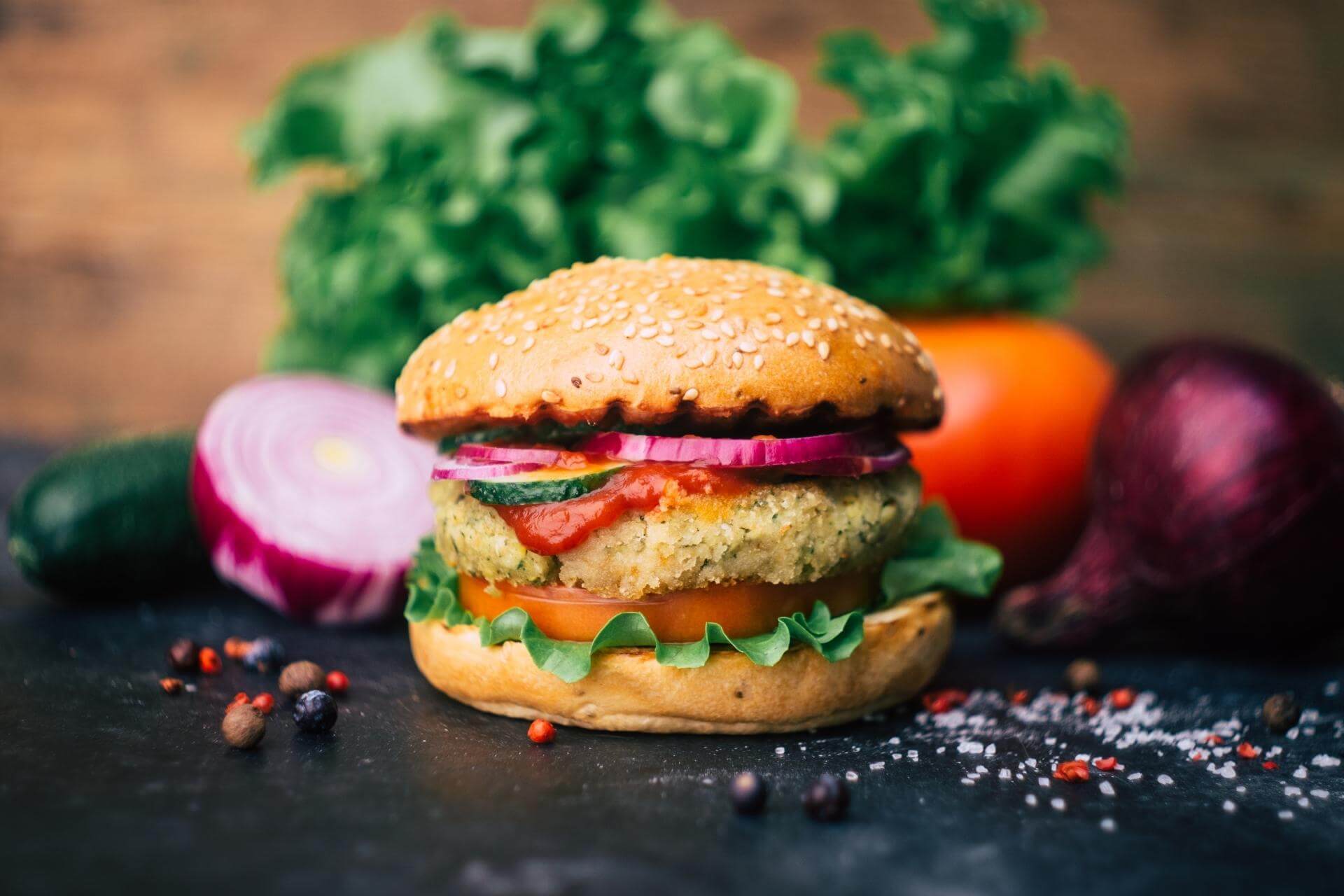 hamburger vegano: cibi vegetali alternativi alla carne