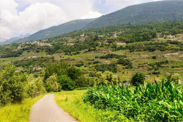 escursione vicino a Sondrio in Valtellina