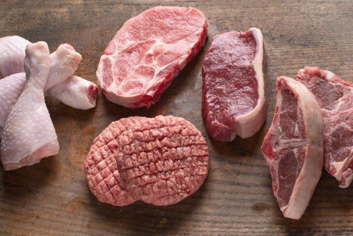 contenuto proteico della carne: carni con più proteine