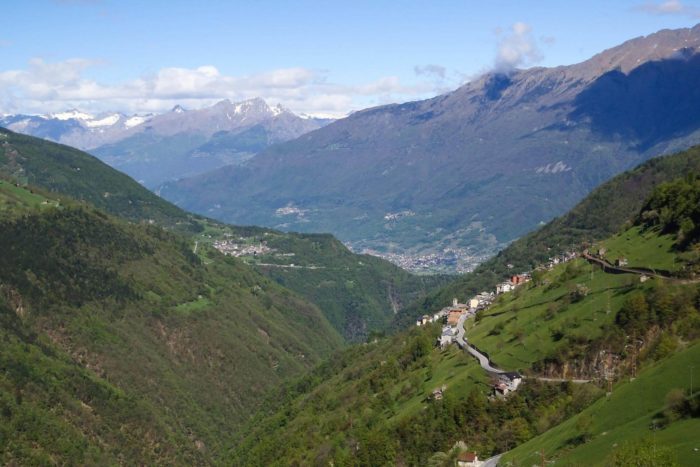 escursione in montagna sopra Albaredo in Valtellina