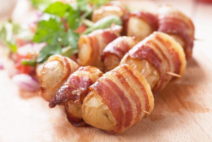 ricetta gnocchi di patate avvolti in pancetta