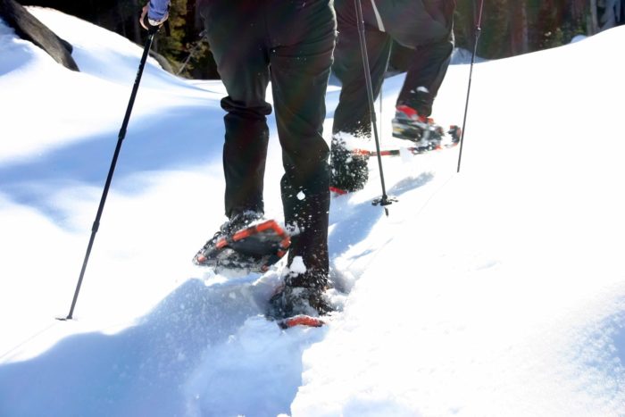 escursione invernale con le ciaspole in valtellina