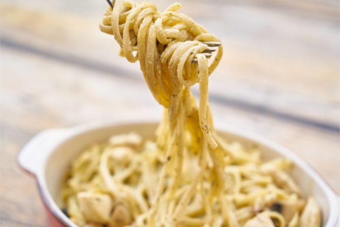 ricetta della pasta con sugo bianco alla mortadella