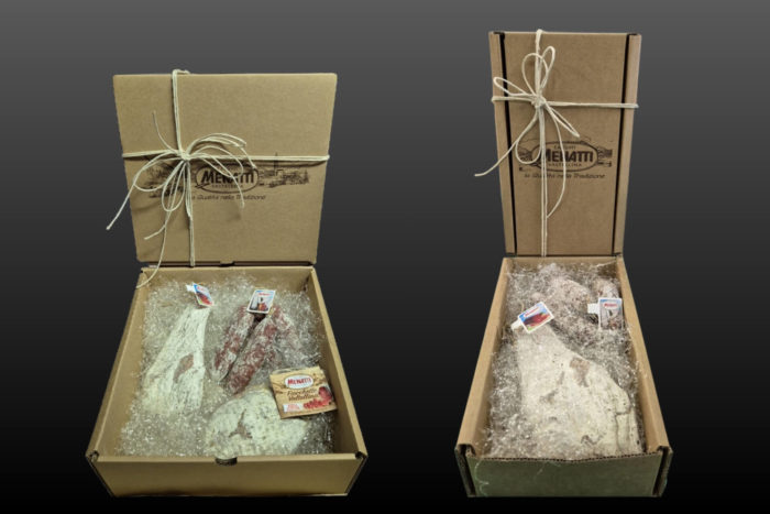 confezioni regalo con salumi valtellinesi assortiti