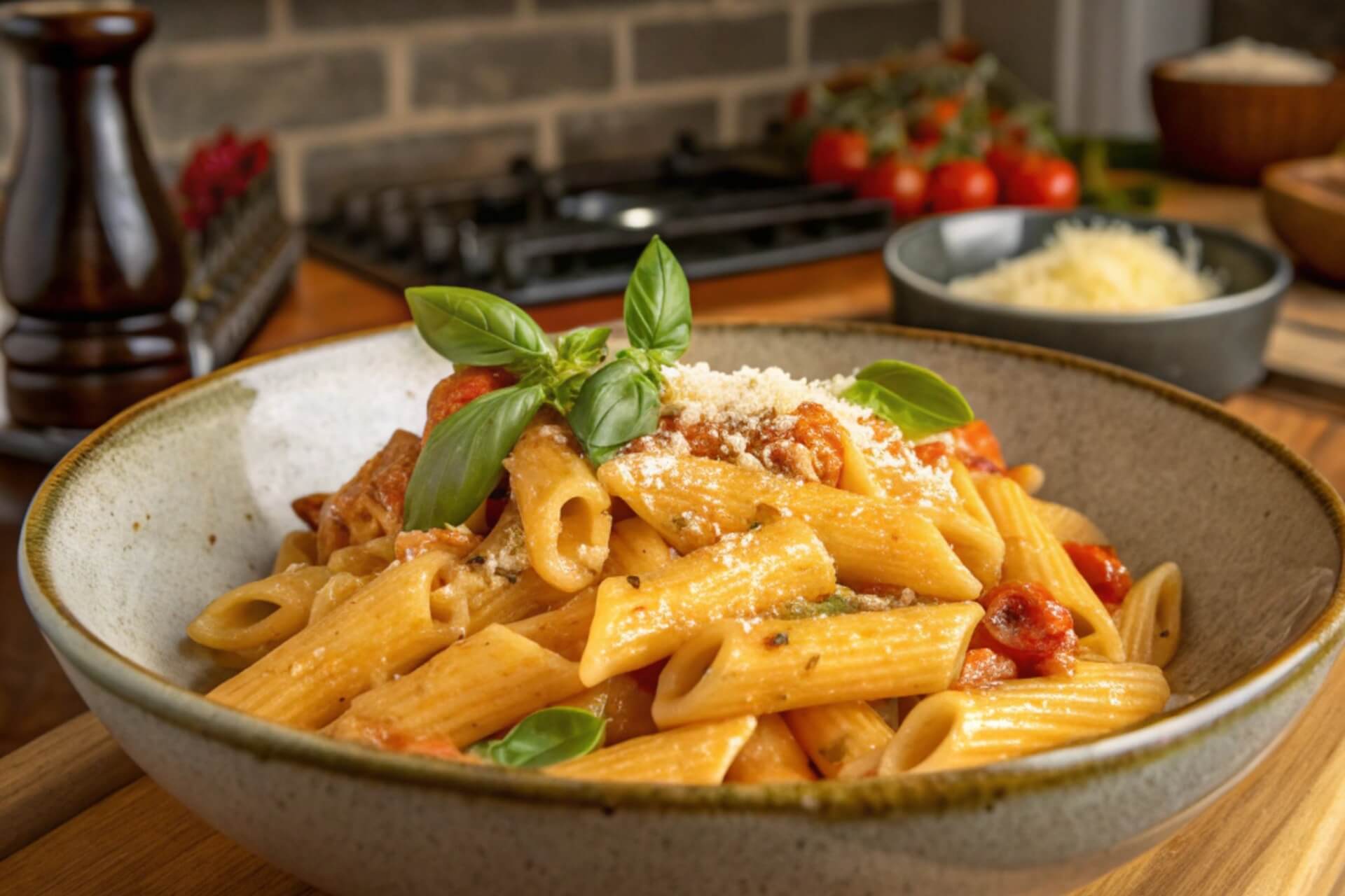 ricetta della pasta alla francescana con prosciutto cotto