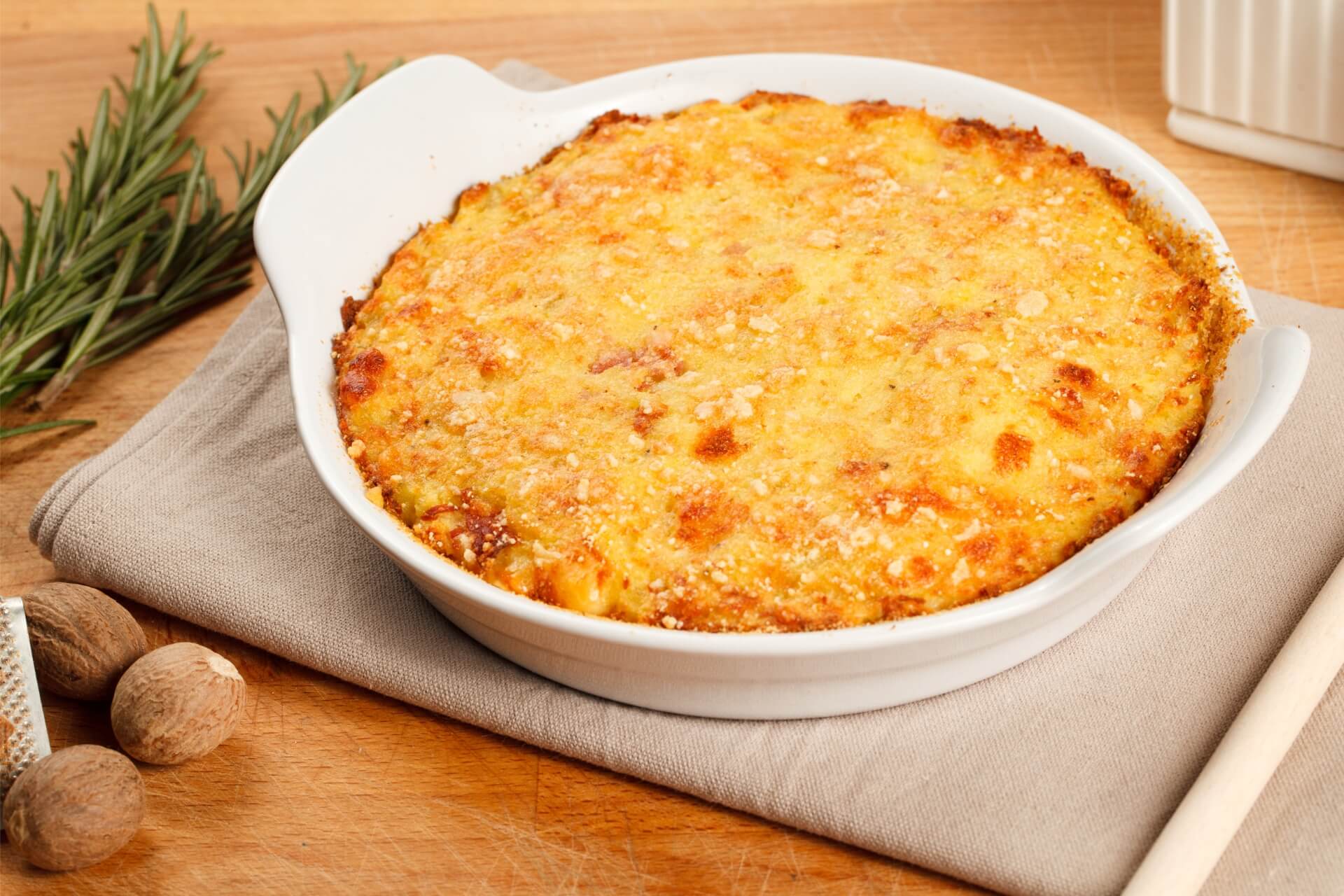 ricetta del tortino di patate con prosciutto crudo