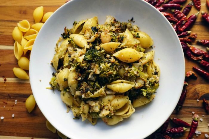 ricetta della pasta con broccoli e speck